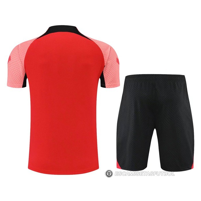 Chandal del Liverpool Manga Corta 22-23 Rojo - Pantalon Corto